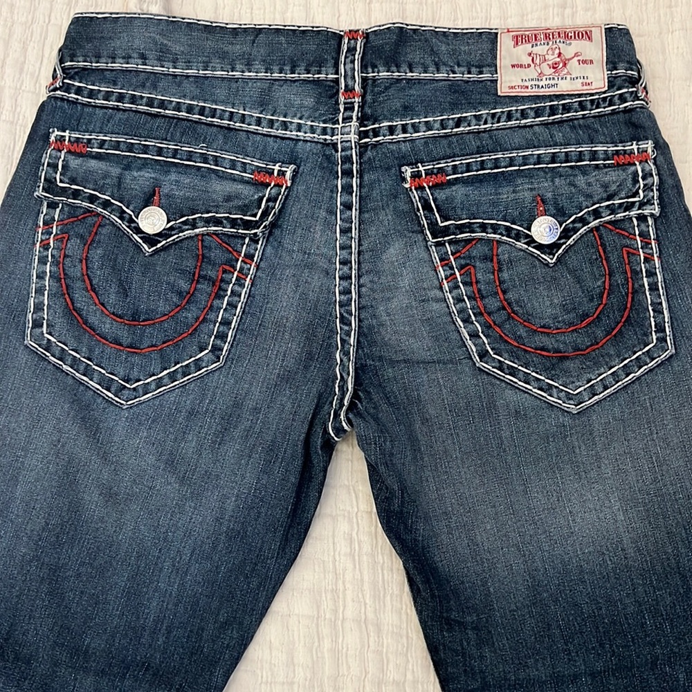 True Religion men jeans straight natural 38